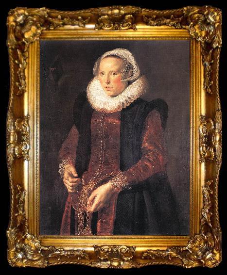 framed  HALS, Frans Portrait of a Woman  6475, ta009-2
